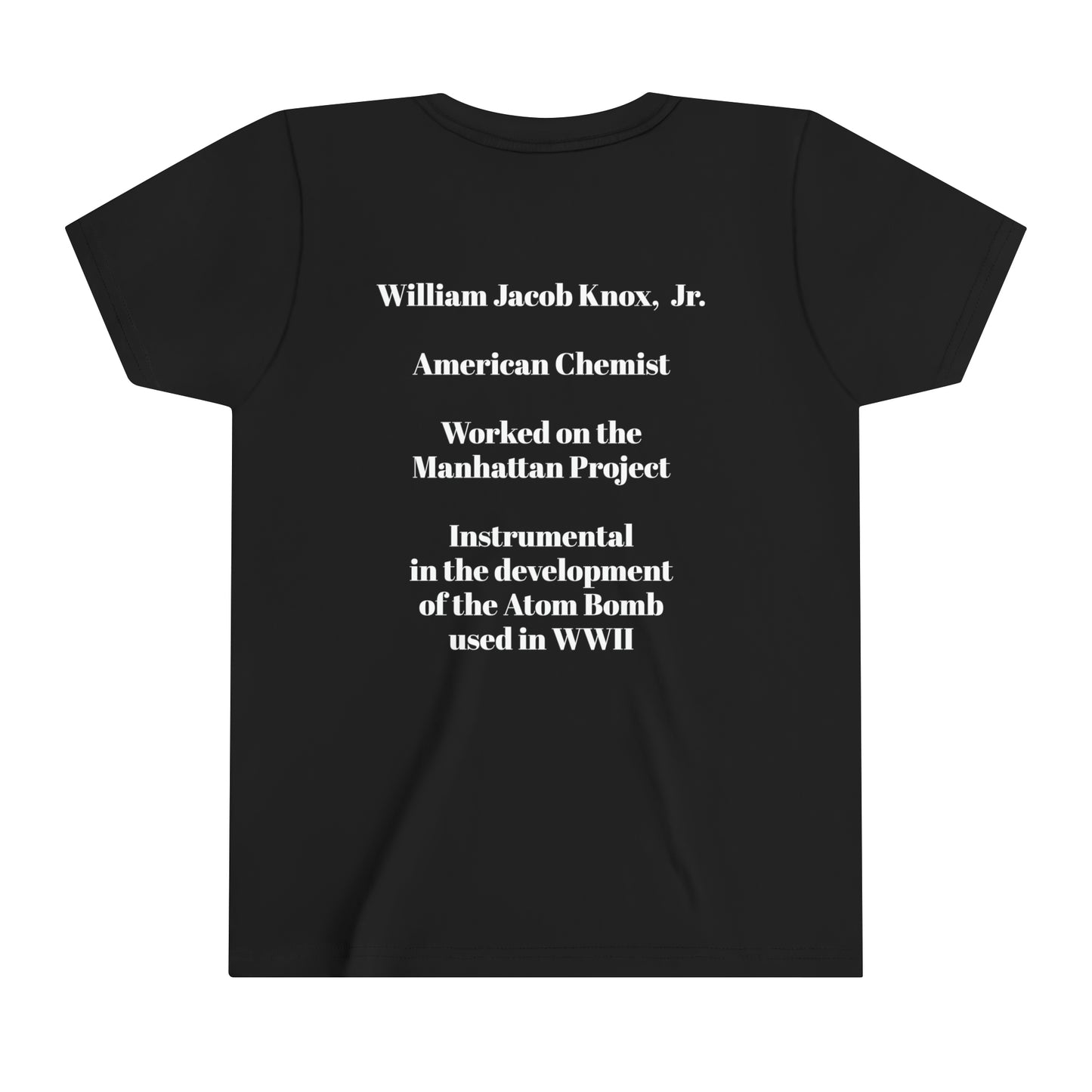 Black History Month - William Jacob Knox, Jr. - Youth Short Sleeve Tee
