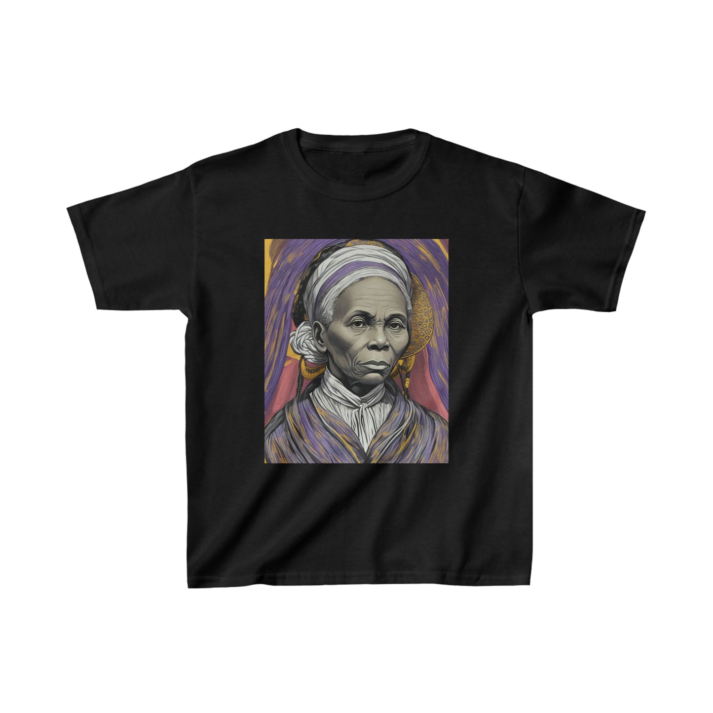 Black History - Harriet Tubman - Kids Heavy Cotton™ Tee