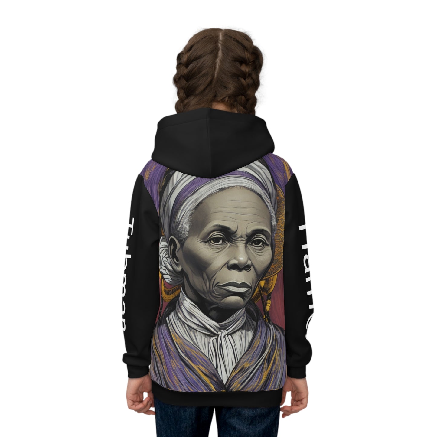 Black History - Harriet Tubman -  Children's Hoodie (AOP)